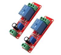 SOESFOUFU Modulo Relè Temporizzato 12v Dc Interruttore a Ritardo 2 Pezzi per Controllo Elettrico Auto, Compatibile Elettronica Veicolare, Timer Programmabile per Luci e Dispositivi