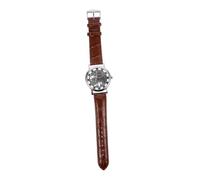 SOESFOUFU Orologio Meccanico da Uomo e Cassa Trasparente in Acciaio Inossidabile Manuale Winner 036 con Quadrante Rotondo Traforato, Cinturino in Pu Regolabile Stile Moda Sportiva