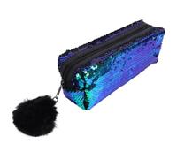 SOESFOUFU Paillettes Astuccio Matite Stile Sirena per Ragazze | Poliestere Paillettes, Borsello Multifunzione, Formato Compatto, per Scuola e Cosmetici