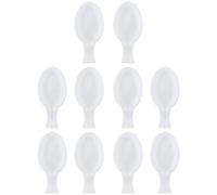 SOESFOUFU Palette per Calligrafia Superficie Interna Liscia per Set 10 in Plastica Bianca per Macinare Inchiostro, per della Calligrafia e Principianti