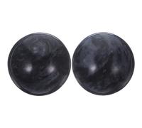 SOESFOUFU Palline di Jade Nere Colore Casuale 2 Pezzi per Massaggio Mani e Corpo, Stimolano la Circolazione e Alleviano lo Stress, per Decorazione Casa e Esercizi di Salute