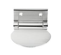 SOESFOUFU Pedale Antiscivolo per Doccia in Alluminio Resistente alla Ruggine Base Spessa, Pedana Singola per Anziani e Donne Incinte, Supporto Stabile per Sicurezza Bagno e Ausilio Mobilità