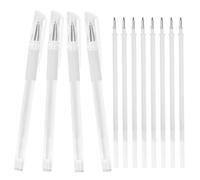 SOESFOUFU Penne per Trucco Permanente Waterproof, Set da 12 Pezzi Bianco, Matite per Sopracciglia e Labbra, Strumento per Mappatura di Bellezza, Adatto a Professionisti del Microblading