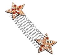 SOESFOUFU Pettine Fissaggio Con Clip Stella Per Donna Accessorio Di Stile Per Acconciature Pratico e Leggero Per Look Eleganti e Casual