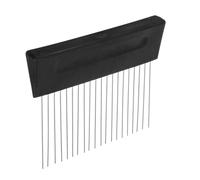 SOESFOUFU Pettine Scarificatore in Acciaio Inossidabile per Intonaco e Texture, Strumento per Venature Pareti, Utensile Decorazione Fai da Te per Pittura Murale Artistica