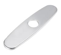 SOESFOUFU Piastra Copriforo per Lavello Cucina in Acciaio Inox Galvanizzato, Accessorio per Rubinetto da Cucina Foro da 8 Pollici, per Installazioni a Parete