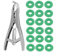 SOESFOUFU Pinza Espansore per Anelli di Castrazione in Acciaio Inossidabile Gomma, Espansore Pratico e Rapido per Palloncini, Strumento per Uso Professionale