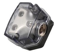 SOESFOUFU Portafusibile Amperometrico in Lega Resistente Blocco Fusibili per Amplificatore Audio Auto, Protezione da Sovraccarico e Riduzione Rumore, Installazione Semplice per Impianti