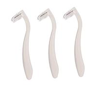 SOESFOUFU Rasoio Per Ascellari e in Acciaio Inossidabile 3 Pezzi Rifinitore Per Pelle Sensibile Per Depilazione e Gambe Portatile e Durevole