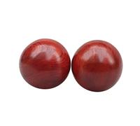 SOESFOUFU Rullo Massaggiante in Legno Rosso 2 Pezzi per Terapia Meditativa, Portatile e Leggero, per Migliorare la Circolazione Sanguigna la Memoria