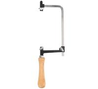 SOESFOUFU Seghetto a Mano a U Manico in Legno, Mini Seghetto Curvo Fai da Te per Gioielli, Traforo e Lavorazione Legno, Utensile Manuale Leggero e Preciso per Artigianato