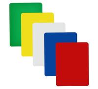 SOESFOUFU Set 5 Pezzi Carte da Taglio per Poker Texas Holdem in Pvc Pratiche e Facili da Trasportare Accessorio Essenziale per Giochi di Carte