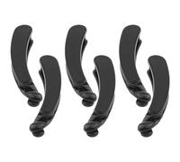 SOESFOUFU Set 6 Fermagli a Banana Neri 11 CM per Chioma Spessi e Ricci Clip Vintage per Donna Accessori per Styling Quotidiano e Acconciature Sicure senza Danni