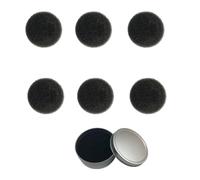 SOESFOUFU Set 7 Pezzi Spugna Pulizia Viso per Make Up 6 Pezzi Cotone Sostitutivo, Efficiente e Riutilizzabile, Scatola per Asciugatura Rapida, per Donne