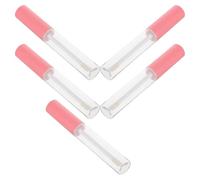 SOESFOUFU Set da 5 Tubetti Vuoti per Lucidalabbra 10ml in Plastica Rosa con Dosaggio Preciso e Resistente, per Trucco Fai-da-te a Casa in Viaggio