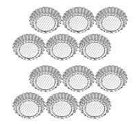 SOESFOUFU Stampi Mini Tartellette per Acciaio Pezzi 20 in Inossidabile Riutilizzabili Antiaderenti Crostate Torte e Muffin per Uso Domestico e Cottura
