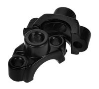 SOESFOUFU Supporto per Specchietto Retrovisore in Lega di Alluminio Nero, Design Halfcover, Montaggio e Stabilità Migliorata, Confezione 2 per Motocicletta e Monopattino