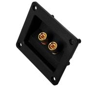SOESFOUFU Terminale Subwoofer Quadrato 2 Vie in Lega e Rame Puro per Casse Audio, Design Compatto e Versatile per Progetti Audio Fai da Te