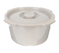 SOESFOUFU Vaso per Urina Coperchio Sigillante, Sedia da Camera Leggera e Compatta in Plastica Resistente, Accessorio Medico per Anziani, e Disabili, per Uso Domestico e Ospedaliero