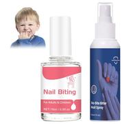 SOETDERT Smalto amaro spray per unghie contro la masticazione delle unghie, spray amaro per bambini, adulti, smetti di masticare le unghie, smalto speciale per il morso delle unghie, anti-unghie