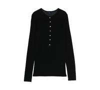 SOEUR - Isabella Long Sleeve T-Shirt - - Knitwear - Donna - Nero - M