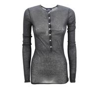 SOEUR - Isabella Long Sleeve Top - - Tops - Donna - Nero - 2XS