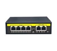 SOEWGAIJI Switch Poe 48V 100Mbps WiFi Smart IP Switch 4/8 Porte Poe Standard RJ45 Iniettore Switch (Color : 4Ports)