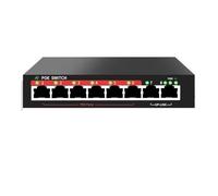 SOEWGAIJI Switch Poe a 6 Porte Switch Ethernet 48 V 10/100 Mbps 90 W Alimentato esternamente