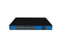 SOEWGAIJI Switch Poe gestito Gigabit L2+ Porta RJ45 Base-T 24 * 10/100/1000M con Slot in Fibra Ottica 4 * 1G/2.5G/10G SFP+ Supporta QOS/DHCP/VLAN (Color : EW-S2928GM-AP)
