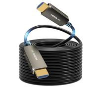 SOEYBAE 8K Cavo HDMI Fibra Ottica HDMI 2.1 Cable 48Gbps Supporta 8K@60Hz 4K@120Hz HDR, 4: 4: 4,3D, ARC, HEC, HDCP 2.2 per PS4 Box HDTV (100M)