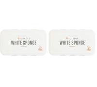 Sof Sole Spugna Bianca per Scarpe | Rinnova il bianco su pelle, vinile e intersuole | Rimuove graffi e abrasioni | Confezione richiudibile da viaggio (Confezione da 2)