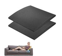 Sofa Cushion Support for Sagging Seats Boards High-Density Sag Repair Replacement-Sofa Repair Foam for Under Cushion Repair, Furniture Sofa Chair Seat Replacement Durable & Cuttable (Black,2pcs)
