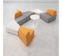 Sofà irregolare dell'ufficio, sofà asimmetrico del salone per l'ufficio, ingresso dell'hotel & spazio pubblico, disposizione dei posti a sedere molle ergonomica di progettazione con la costruzione