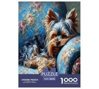 Sofa Puppy 1000 Pezzi Puzzle Classici Per Adulti E Bambini A Partire Da 12 Anni Giochi Del Cervello Perfetto Per Appassionati Di Esperti - Regalo Per Amore E Amico 38x26cm/1000pcs