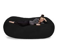 Sofa Sack Fodera per poltrona a sacco, 2,1-1,5 m, nero