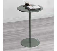 Sofa Side Table, Modern Bistro Pub Table Drink Cocktail Table, Kitchen Dining Deks, Round Breakfast Bar Table Small Accent Tables Tall Top Table for Indoor Outdoor, Nightstand(48x48x72cm)