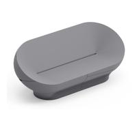 Sofa Struttura Leggera e Robusta di Design VERA Dimensioni 200x91x h 80 cm -peso 35 kg richiama la grazia di un giardino zen colore Ferro grigio