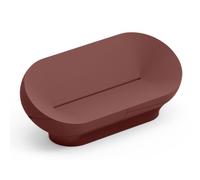 Sofa Struttura Leggera e Robusta di Design VERA Dimensioni 200x91x h 80 cm -peso 35 kg richiama la grazia di un giardino zen colore Granato rosso