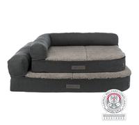 Sofa Vital Bendson 100 × 80 cm grigio scuro/grigio chiaro