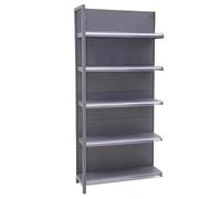 SOFACHEN Espositore per scaffali da supermercato a 5 Livelli, scaffalature monofacciali per supermercati, Gondola per la comodità della Vendita al Dettaglio, supermercati(70cm,Secondary)