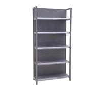 SOFACHEN Espositore per scaffali da supermercato a 5 Livelli, scaffalature monofacciali per supermercati, Gondola per la comodità della Vendita al Dettaglio, supermercati(90cm,Main)