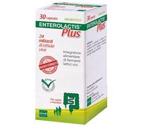 ENTEROLACTIS PLUS 30 CAPSULE - 24 MILIARDI CELLULE VIVE - FERMENTI LATTICI VIVI