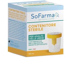 Sofarma Contenitore Sterile Urine Sottovuoto 120ml