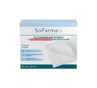 So.Farma.Morra Garza compressa in cotone idrofilo 36x40 cm 12 pz sterili