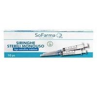 sofarmapiu' Siringa sterile 10 ml gauge 21 10 pezzi