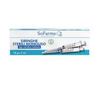 Sofarmapiu' Siringa Sterile 5mm Gauge 23 10 pz Siringhe