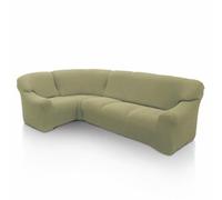 SOFASKINS® copridivano angolare super elastico, lavabile, con design esclusivo, traspirante, confortevole e resistente, copridivano, Facile da applicare, Dimensioni (340-540 CM) Pistacchio