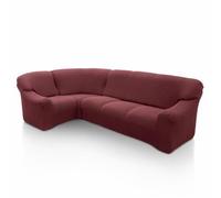 SOFASKINS® copridivano angolare super elastico, lavabile, con design esclusivo, traspirante, confortevole e resistente, copridivano, Facile da applicare, Dimensioni (340-540 CM) Fuxia scura