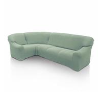 SOFASKINS® copridivano angolare super elastico, lavabile, con design esclusivo, traspirante, confortevole e resistente, copridivano, Facile da applicare, Dimensioni (340-540 CM) Turchese