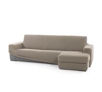 SOFASKINS® Copridivano Chaise Longue Super Elasticizzata, Braccio Destro Corto, Design Esclusivo, Resistente, Dimensioni Compatibili Divano (210-340 cm), Colore Biancheria